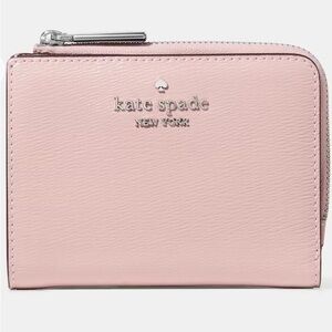 NWT Kate Spade Madison Small L Zip Wallet in Tutu Pink